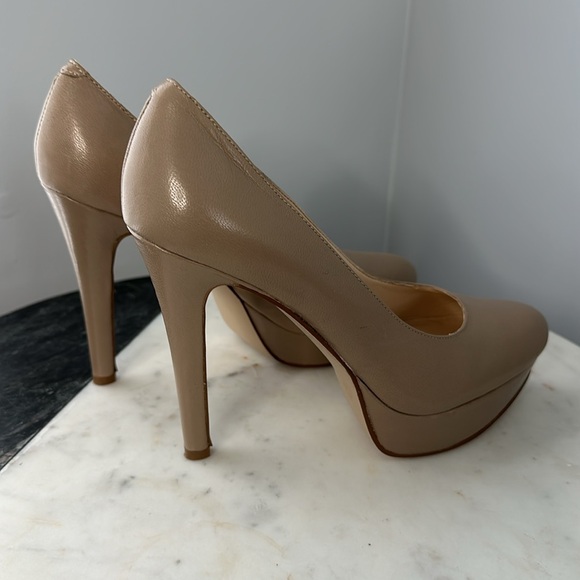 Nine West Marnia Nude Platform Heels - Picture 6 of 10